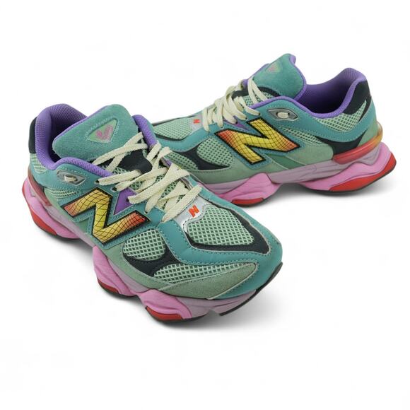 New Balance 9060 Shoes Mens 8 Warped Multi Color U9060WRB - Picture 3 of 10